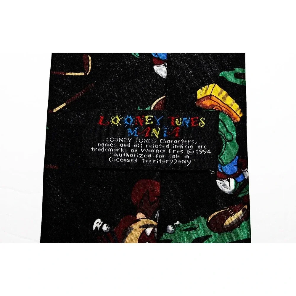 Vintage‎ Looney Tunes Golf Neck Tie 1994 Golfing Characters Tie